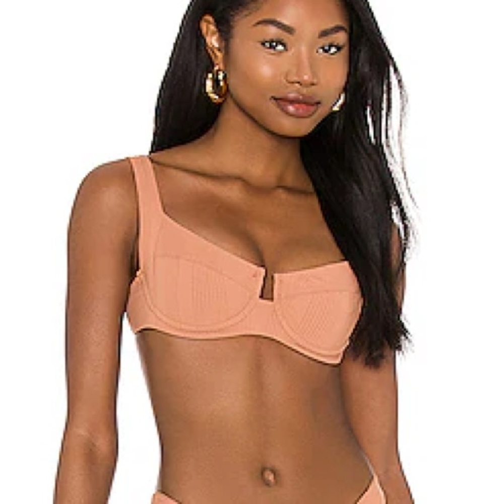 L*Space | Camellia Bikini‎ Top Putty Size XS